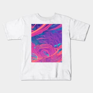 Cosmic Waves Kids T-Shirt